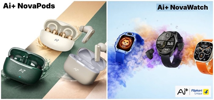 Ai+ launches NovaPods and NovaWatch Series in India; Pulse 2 set for 2nd March 1 Ai+ NovaPods, Ai+ NovaWatch