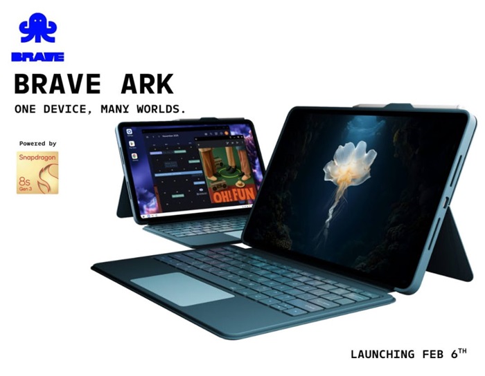 Brave Ark 2-in-1 Android PC