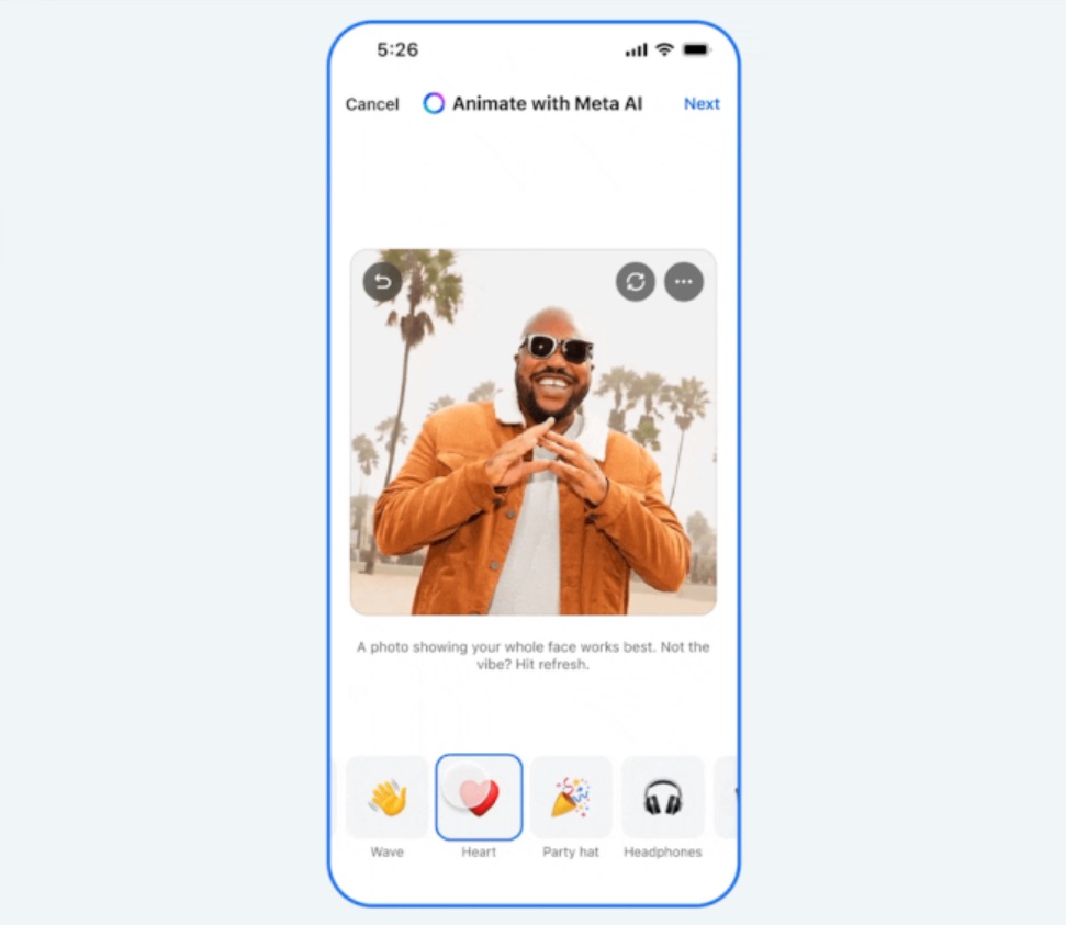Facebook animate your profile picture