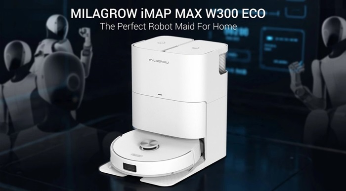 Milagrow iMap Max W300 Robotic Vacuum Cleaner launched in India featuring 24,000Pa suction 1 Milagrow iMap Max W300