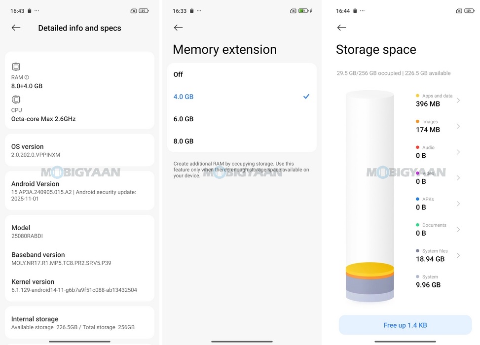 REDMI Note 15 Pro 5G Review HyperOS 2 About CPU RAM ROM