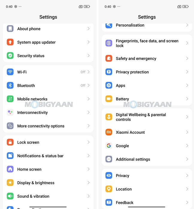 REDMI Note 15 Pro 5G Review HyperOS 2 Settings