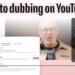 YouTube Auto dubbing