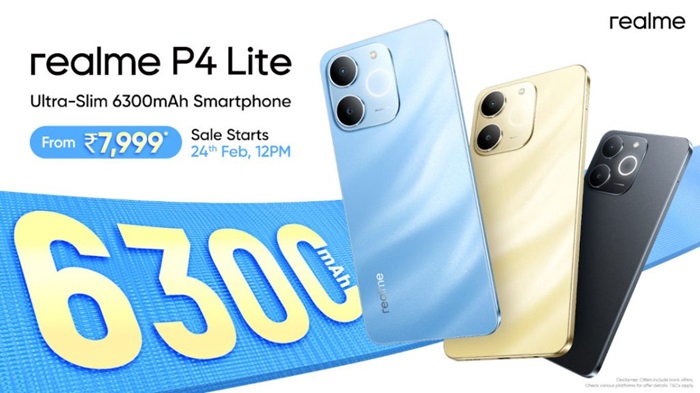 realme P4 Lite launched in India at ₹7,999 featuring 6300mAh battery, military-grade durability, Pulse Light, and more 3 realme P4 Lite 4G Price