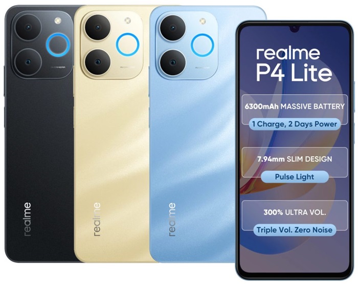 realme P4 Lite launched in India at ₹7,999 featuring 6300mAh battery, military-grade durability, Pulse Light, and more 1 realme P4 Lite 4G