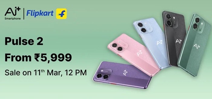 Ai+ Pulse 2 launched in India at ₹5,999 introductory price, featuring 6000mAh battery, 120Hz screen, 50MP camera, and more 3 Ai+ Pulse 2 Price