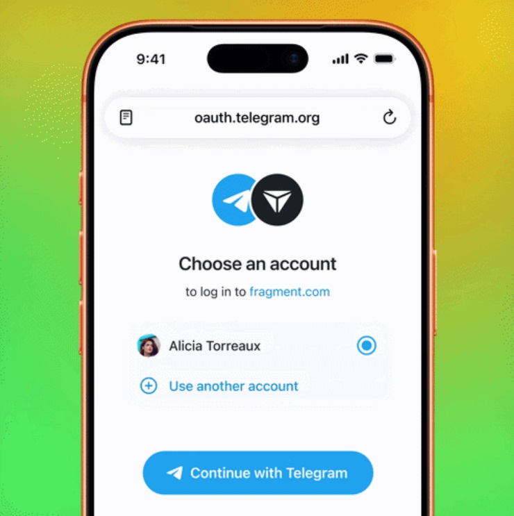 Log In With Telegram