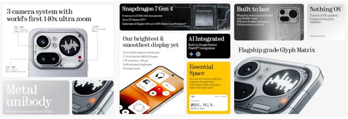 Nothing Phone (4a) Pro Features