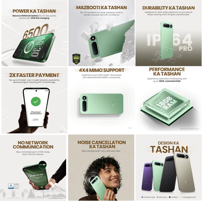 TECNO Spark 50 5G Features