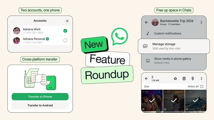 WhatsApp, iPhone-to-Android Chat Transfer, Dual Accounts, AI tools [iOS]