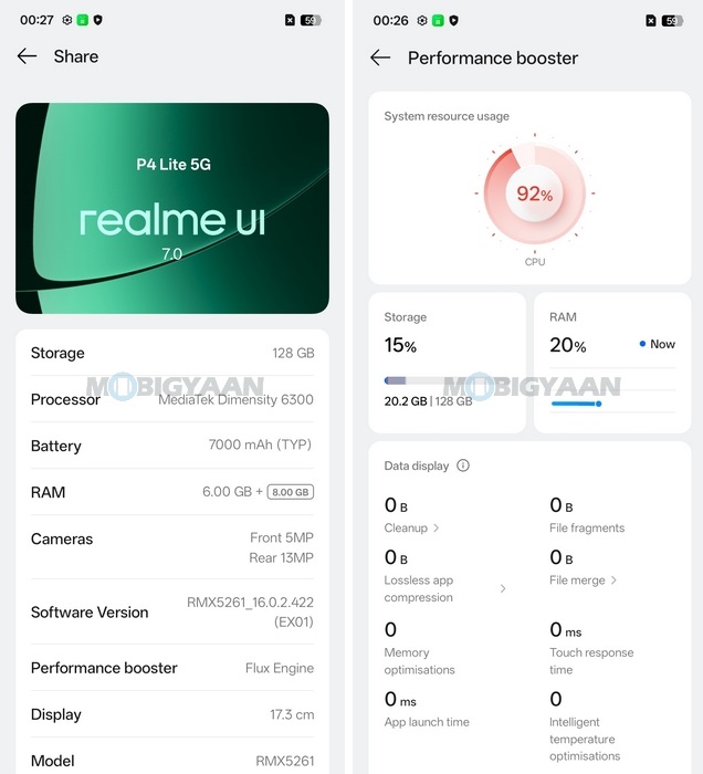 realme P4 Lite 5G Review realme UI 7 8