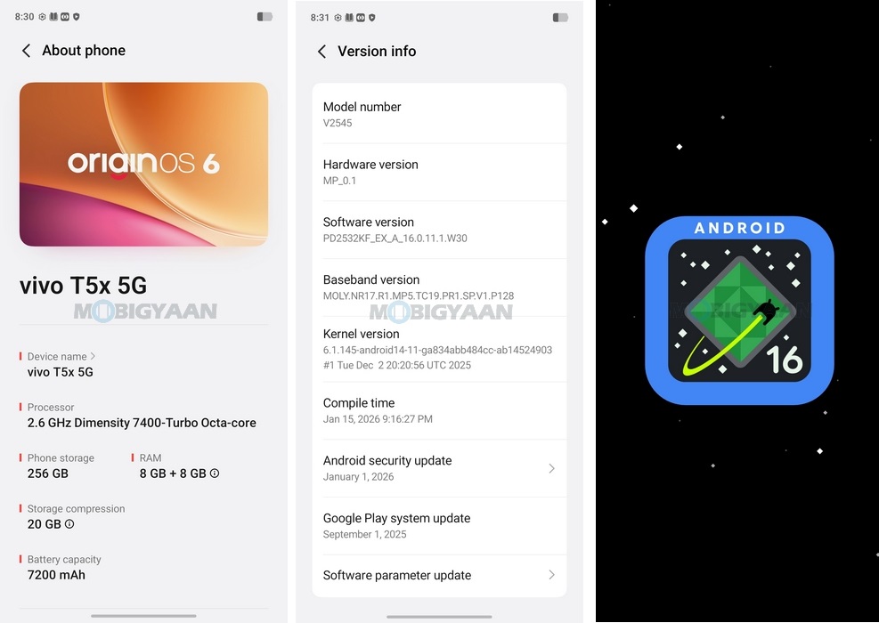 vivo T5x 5G Review OriginOS 6 8