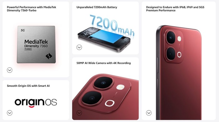 vivo Y51 Pro 5G Features