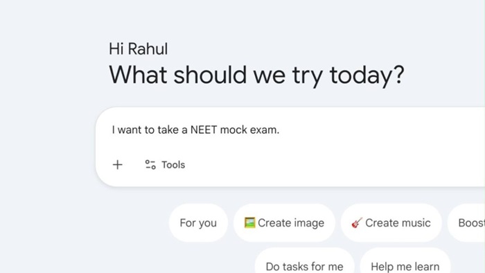 Google Gemini NEET UG Practice Tests