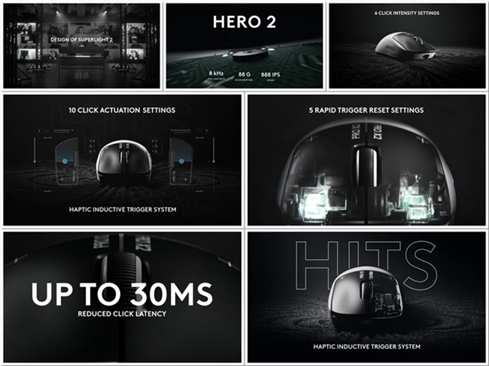 Logitech G PRO X2 SUPERSTRIKE gaming mouse launched in India featuring inductive click system, 44K DPI, 8000Hz polling, and more 3 Logitech G PRO X2 SUPERSTRIKE