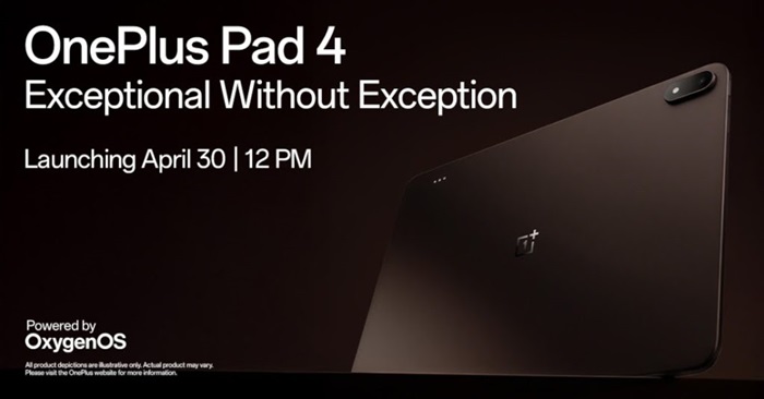 OnePlus Pad 4 set to launch in India on 30th April, to feature 3.4K 144Hz display, Snapdragon 8 Elite Gen 5, and more 1 OnePlus Pad 4 India Launch