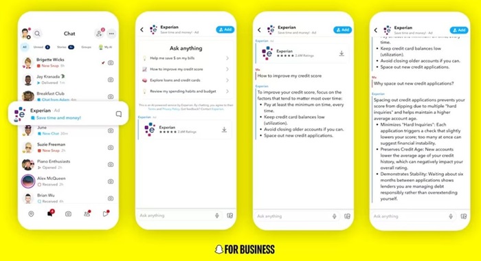 Snapchat AI Sponsored Snaps