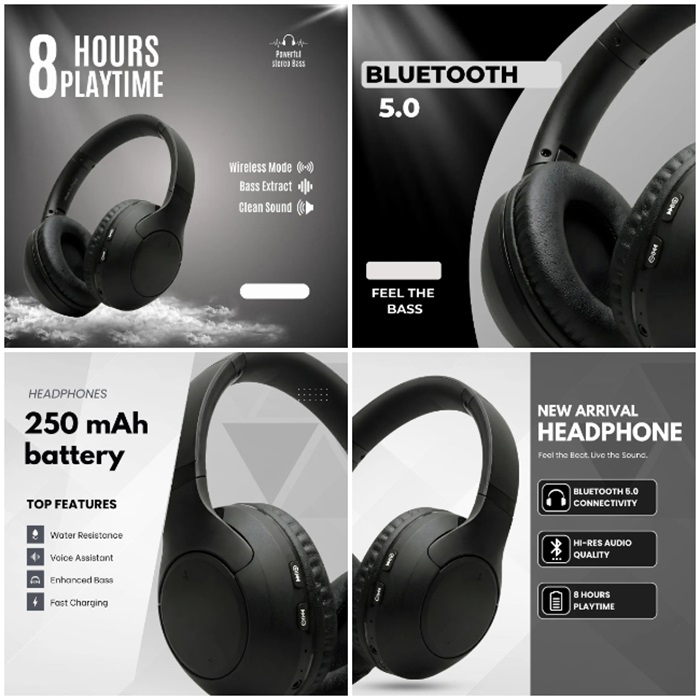 TecSox Sound Ex F3 Wireless Headphones - Features