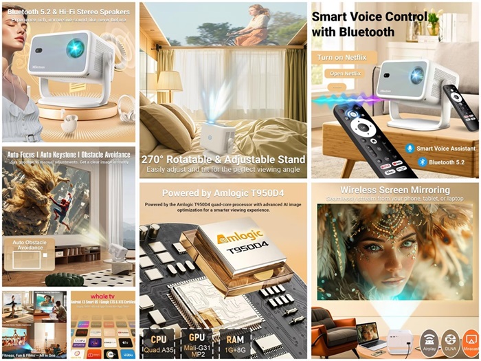 XElectron Luminex Smart Projector Features