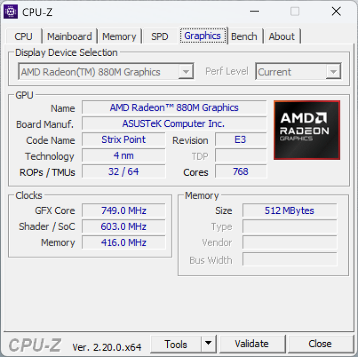 ASUS Zenbook S16 UM5606GA Review Performance CPU Z GPU Graphics