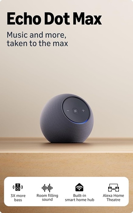 Amazon Echo Dot Max 2026 Features