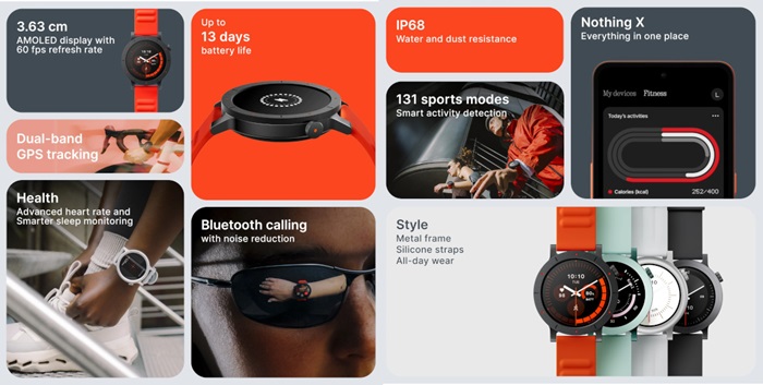 CMF Watch 3 Pro launched in India at ₹6,999 featuring 1.43-inch AMOLED display, dual-band GPS, 13-day battery, ChatGPT support, and more 3 CMF Watch 3 Pro Features