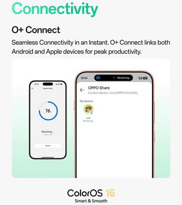 ColorOS 16 O Connect