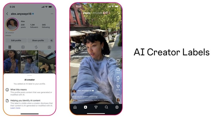 Instagram AI Creator Label