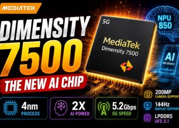 MediaTek Dimensity 7500 announced with first ARM C1 CPU cores, NPU 850, on-device GenAI, and 5.2Gbps 5G