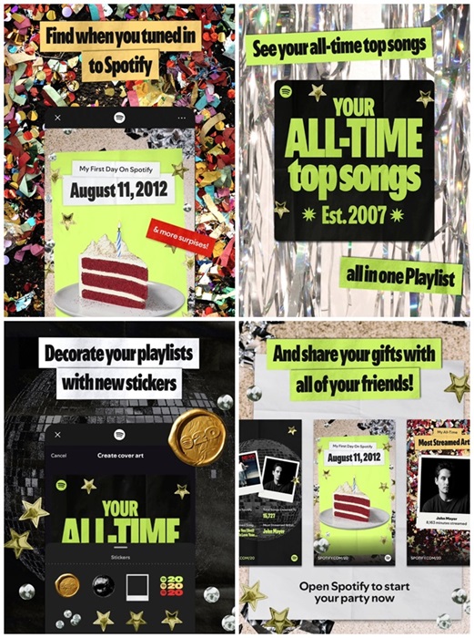 Spotify 20 turns your entire music history into an interactive recap experience 2 Spotify 20 Features