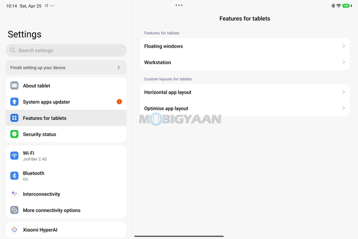 Xiaomi Pad 8 Review HyperOS 3 12