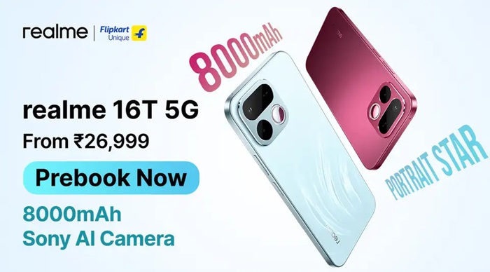 realme 16T 5G launched in India at ₹29,999 featuring 8000mAh battery, 144Hz display, Dimensity 6300, military-grade durability, and more 4 realme 16T Price
