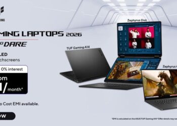 ASUS ROG Zephyrus Duo, Zephyrus G14, Zephyrus G16, TUF Gaming A14, ProArt PZ14 ROG Gaming Laptops 2026 India