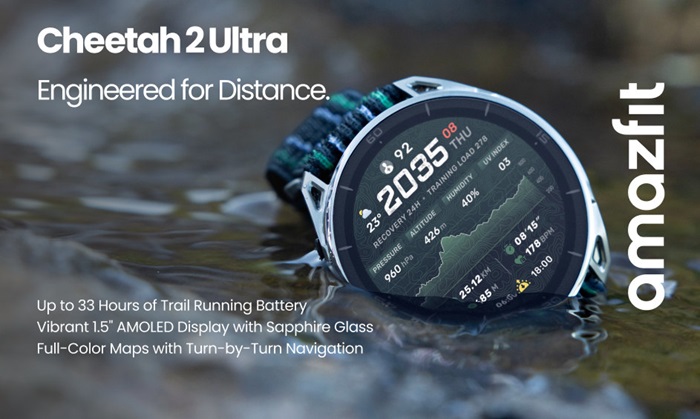 Amazfit Cheetah 2 Pro and Amazfit Cheetah 2 Ultra smartwatches launched in India starting at ₹41,999 4 Amazfit Cheetah 2 Ultra