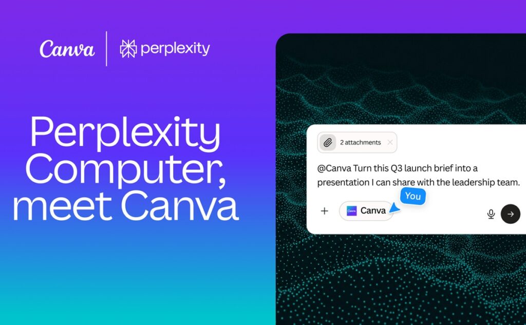 Canva integrates with Perplexity Computer to turn AI research into ...
