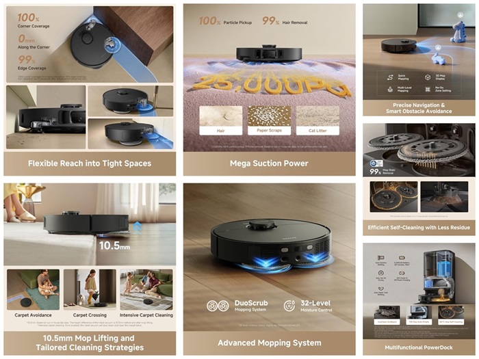 Dreame L50 Ultra CE Robotic Vacuum Cleaner Features