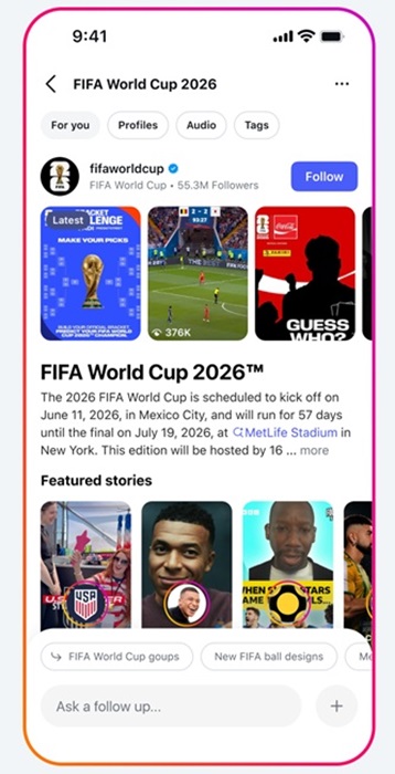 Meta introduces new Football experiences on Threads, Instagram, Facebook and WhatsApp 3 Instagram Football Features