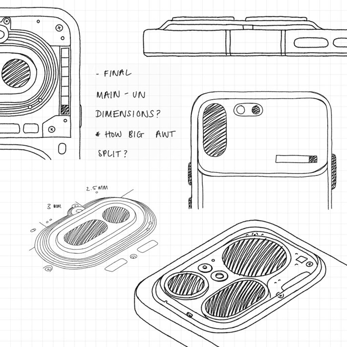 Nothing Phone (4b) launching on 7th July globally including India 2 Nothing Phone (4b) Design Sketch