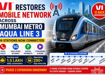 Vi Mumbai Metro Aqua Line 3, 16 Underground Stations