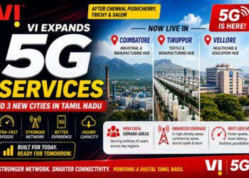 Vi 5G Coimbatore, Tiruppur, & Vellore