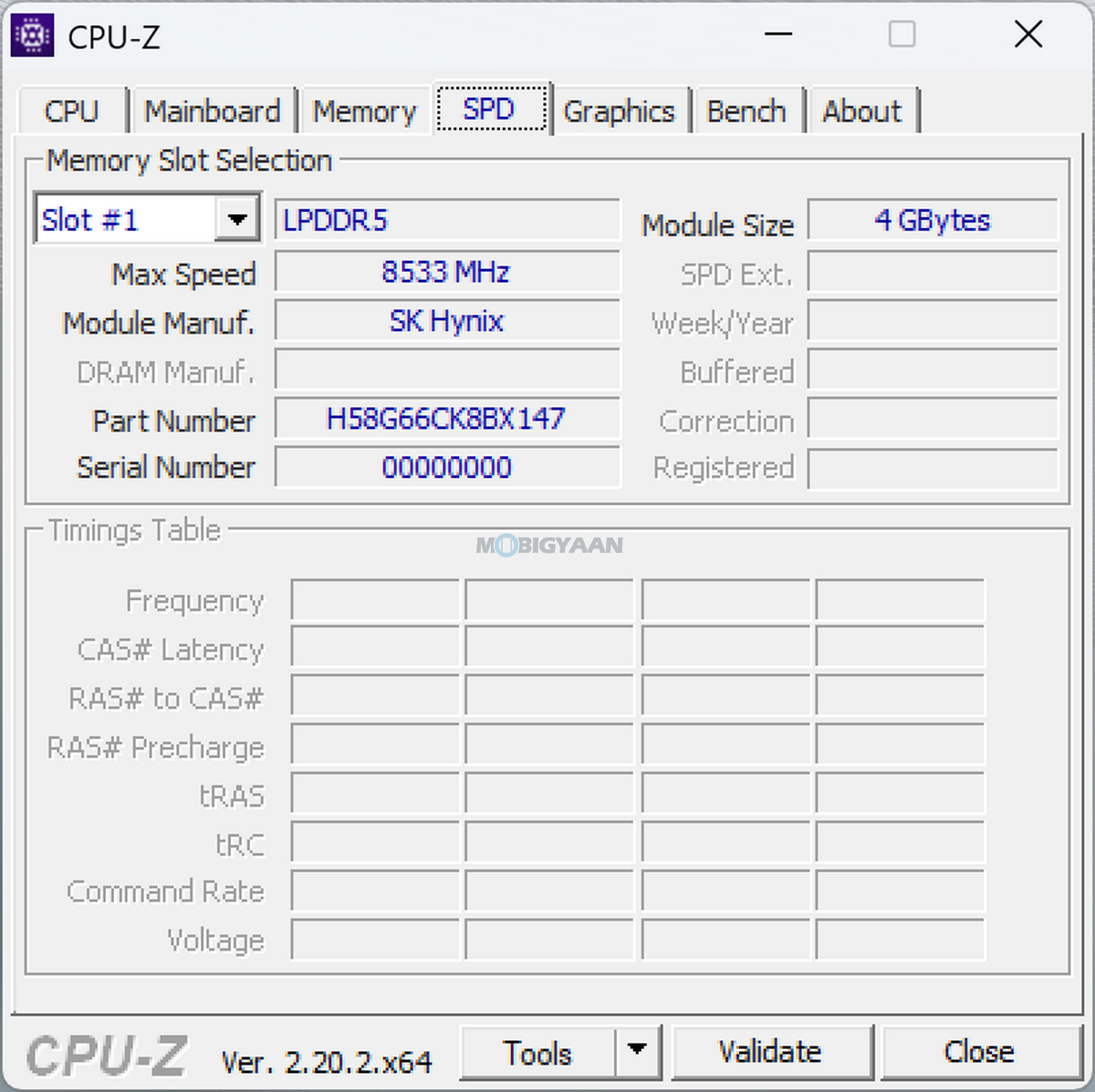 ASUS Zenbook S14 Review UX5406AA About CPU Z 4