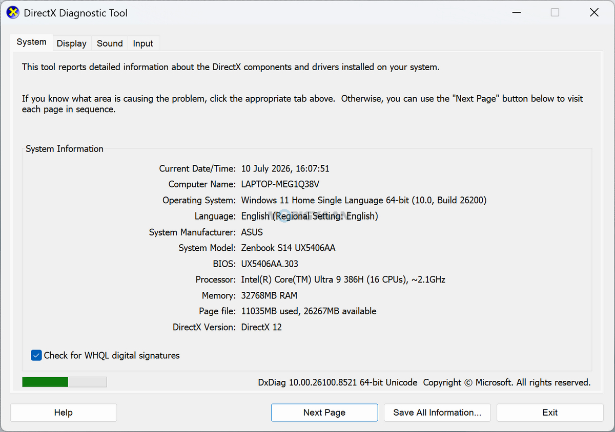ASUS Zenbook S14 Review UX5406AA About Windows 11