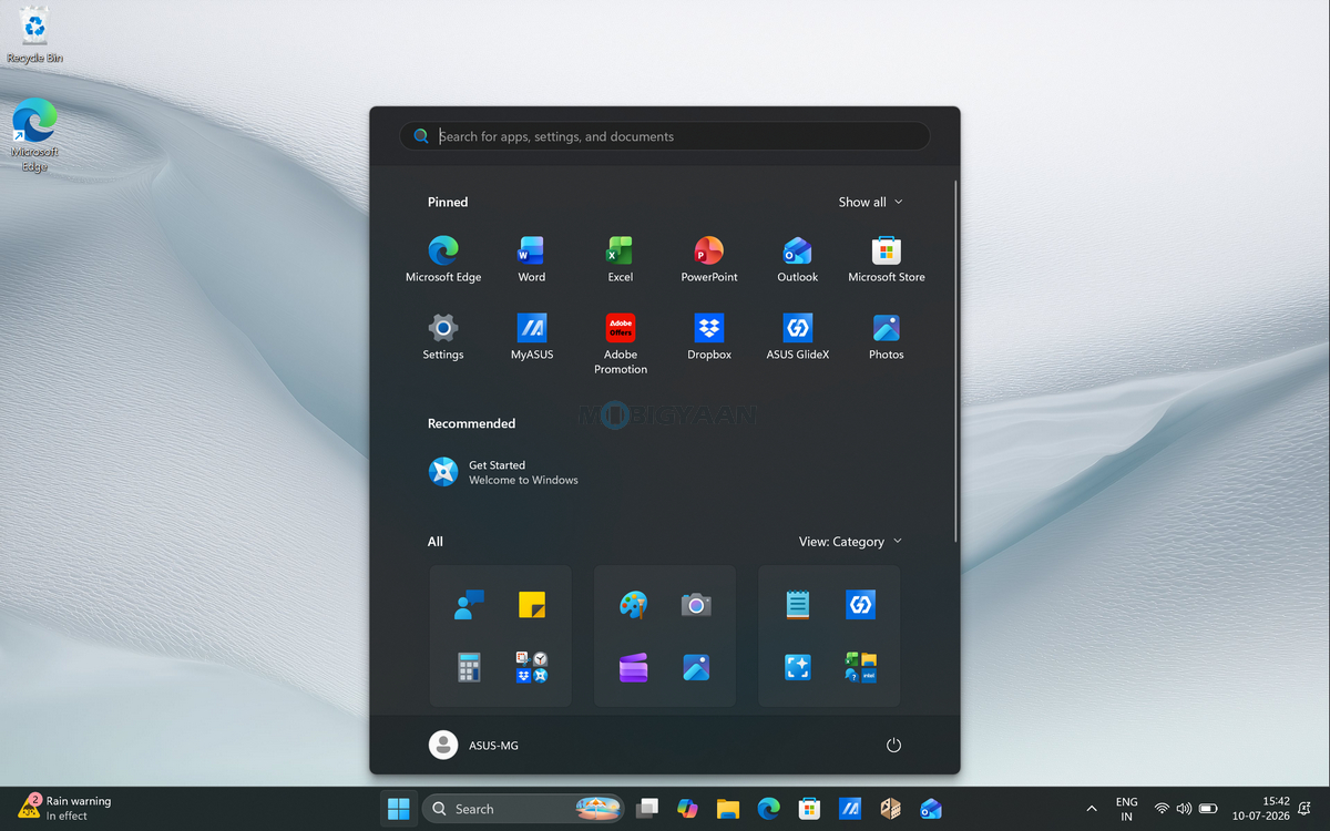 ASUS Zenbook S14 Review UX5406AA Windows 11 Start