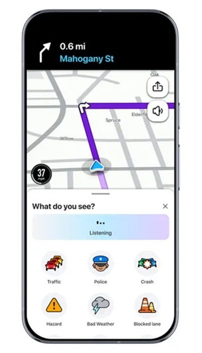Waze update brings dedicated motorcycle mode, Gemini voice search and less chatty guidance 3 Waze Conversational Reporting
