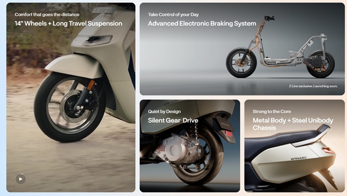 Ather Konarc launched in India at ₹99,999 with upto 200KM IDC range 2 Ather Konarc Features 4