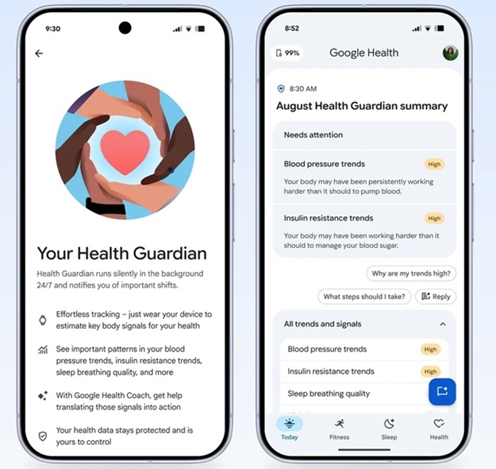Pixel Watch - Google Health Guardian