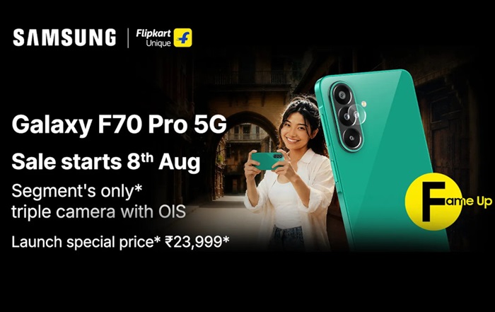 Samsung Galaxy F70 Pro 5G launched in India at ₹23,999 featuring Snapdragon 6 Gen 3, Super AMOLED, 50MP OIS camera, 6000mAh battery, and more 4 Samsung Galaxy F70 Pro 5G Price Offers