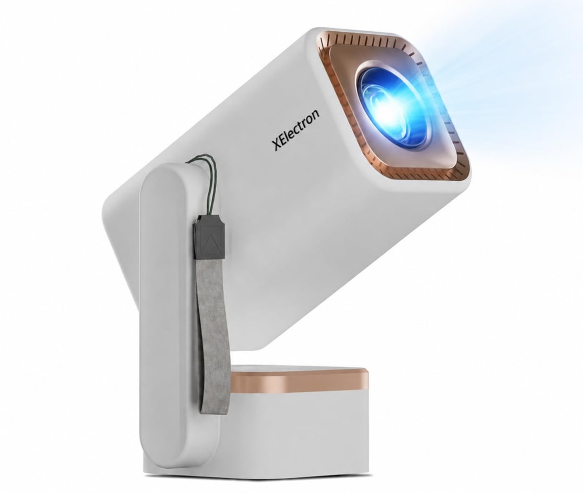 XElectron Techno Plus Android 14 smart projector launched in India at ₹8,499 featuring upto 200-inch projection, 180° rotatable design, 1080p native, 4K support, and more 2 XElectron Techno Plus Design