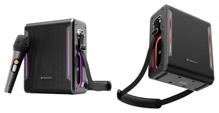 Zebronics Zeb-Axon 150 portable speaker launched in India at ₹6,999 featuring 100W output, wireless mic, karaoke support, and more 2 Zebronics Zeb-Axon 150 Design