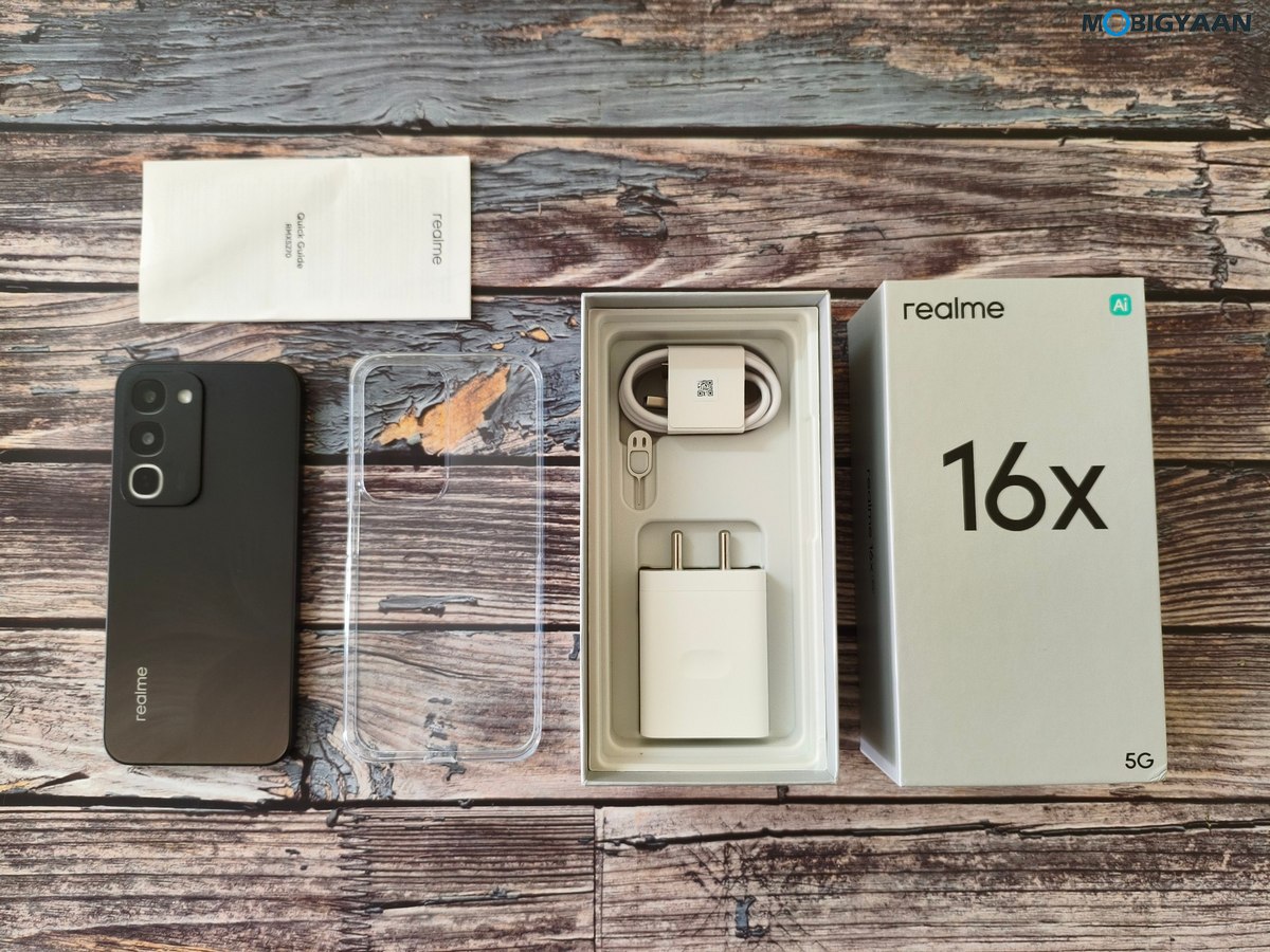 realme 16x 5G Review Unboxing In Box Contents